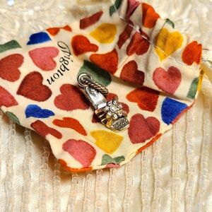 RETIRED Brighton ABC Sandal Charm w/Charm Bag